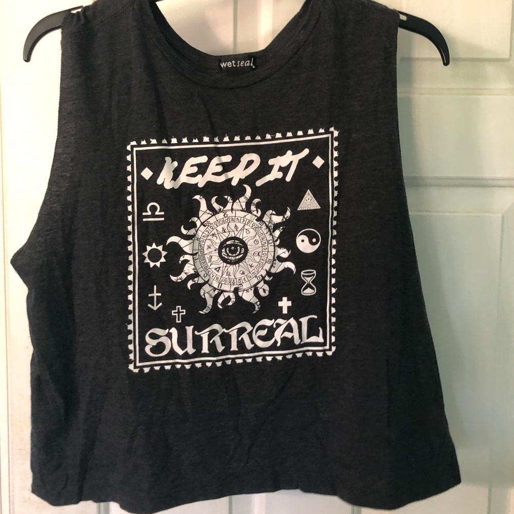 Cropped tank top